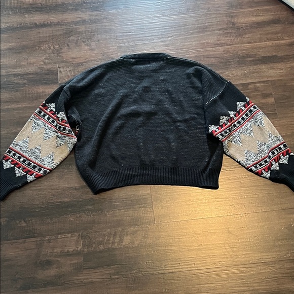 Vintage Sasson Black and Red Crewneck Sweater - Picture 3 of 3